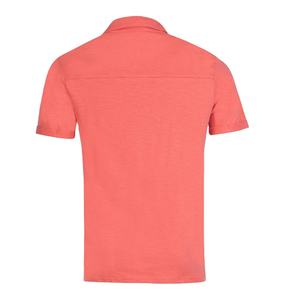 Polo teint en couleur unie pour hommes Dernier style à manches courtes Qualité d'exportation pour les affaires ou décontracté Col brodé Vêtements de mode - Product Image 2