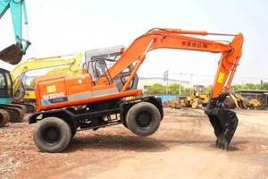 รถขุดไฮดรอลิกแบบตีนตะขาบ Hitachi Ex100-1/Ex100wd มือสอง ขนาด 10 ตัน เครื่องยนต์คัมมินส์ ปั๊มคาวาซากิ - Product Image 2