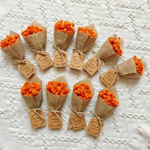 Bouquet di Fiori Secchi Veri in Miniatura per San Valentino, Regalo di Nozze, <span class=keywords><strong>Rose</strong></span> <span class=keywords><strong>Essiccate</strong></span> Preservate, Decorazione per Auto - Product Image 1