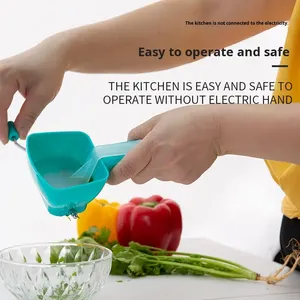 Wholesale Hot Selling Manual Rotary <b>Vegetable</b> <b>Cutter</b>, Modern Plastic Cilantro & Grater, Coriander Kitchen Tool - Product Image 3