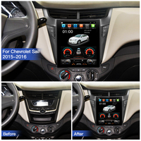 STWEI untuk Chevrolet Sail Aveo 2015 2016 2017 2018 2019 2020 Carplay Android 13 DSP 2 Din 4G Radio Mobil Multimedia Pemutar Video