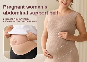 Ceinture <span class=keywords><strong>de</strong></span> soutien abdominale réglable pour femmes enceintes AOFIT, nouvelle ceinture <span class=keywords><strong>de</strong></span> soutien lombaire confortable pour la maternité - Product Image 6