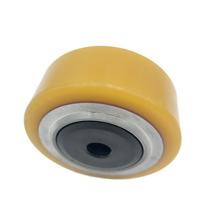 גלגל איזון חדש (מתכת ופלסטיק) מספר חלק 0009933950. עבור חלקי מלגזה LINDE 1158-01 לשימוש במחסן. - Product Image 4