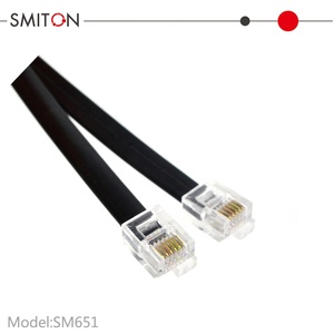 Nuevo <span class=keywords><strong>Cable</strong></span> Telefónico RJ12 con Conector 6P6C <span class=keywords><strong>de</strong></span> Bloqueo Izquierdo, <span class=keywords><strong>Cable</strong></span> con Conductor <span class=keywords><strong>de</strong></span> Cobre para Interiores, Compatible con Le.go - Product Image 2