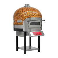 100% pierre rotative électrique à base de 6x30 cm capacité économie d'énergie facile à nettoyer four à pizza à température réglable longue durée