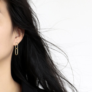 2024 boucles d'oreilles à la mode en or 14 carats plaqué platine trombone conception boucles d'oreilles pendantes idée cadeau pour les amoureux des animaux en laiton - Product Image 3