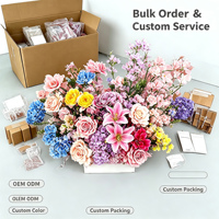 Rangos de Flores Artificiales de Colores Surtidos al por Mayor para Decoración de Pasillos de Boda, Escenarios de Compromiso, Mesas de Banquete y Simulación Floral de Suelo