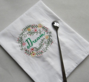 <span class=keywords><strong>Serviette</strong></span> de <span class=keywords><strong>table</strong></span> en <span class=keywords><strong>coton</strong></span> 100% blanc, petite quantité acceptée - Product Image 4