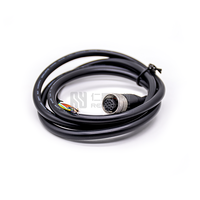 Conector Impermeable M12 de 17 Pines, Cable de Sensor Macho-Hembra IP67