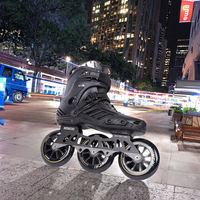 Patins à roulettes à 3 roues réglables pour hommes, femmes et adultes avec roues en acier, patins en ligne en alliage d'aluminium, vente en gros, slalom