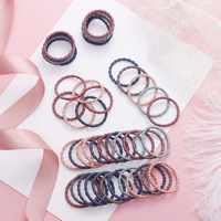 Lot de bandeaux élastiques pour cheveux pour enfants et filles, accessoires pour cheveux de 3CM, en Polyester et Opp, Vanlike CN, ZHE Fas01, 50 pièces/lot, nouvelle collection