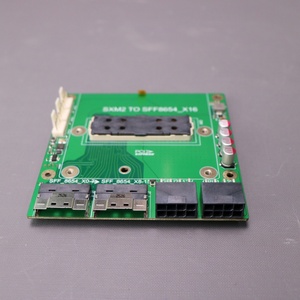 Carte adaptateur GPU SQSXM2-V1 SXM2 vers SFF8654 avec contrôle de la température du ventilateur pour module graphique V100 P100 SXM2 - Product Image 2