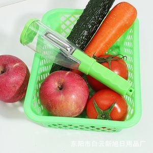 Éplucheur manuel multifonction en acier inoxydable pour fruits et légumes - Product Image 3
