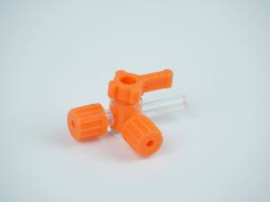 Válvula de Cierre Enteral de 3 Vías Naranja |   Material Estéril de PC/PE, Duradero y Ecológico para Control de Fluidos en Alimentación, Anti-Conexión Incorrecta, OEM/ODM - Product Image 5