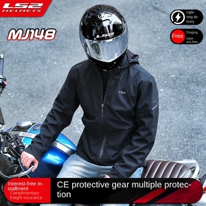 Ropa de Motociclismo <span class=keywords><strong>LS2</strong></span> <span class=keywords><strong>para</strong></span> Invierno, Armadura Térmica Anti-Caídas, Resistente al Frío, Nueva Condición, Material ABS MJ148, Talla XL, con Visera - Product Image 3