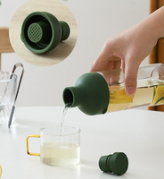Cafetière et bouteille de thé en verre Cold Brew-Pichet résistant à la chaleur, carafé glacé portable