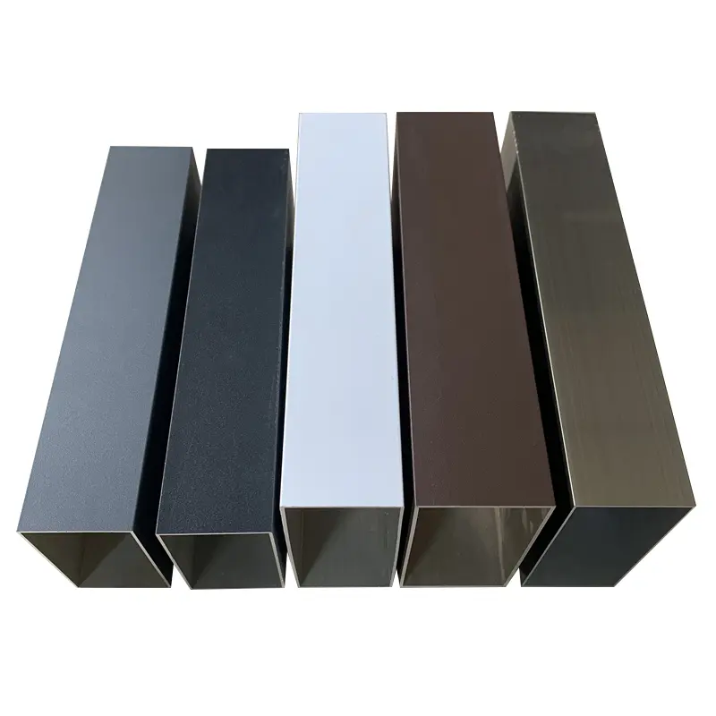 Profilo del telaio della porta in alluminio estruso rivestimento in polvere bianco bronzo anodizzato prezzo per kg per Iraq 026- A