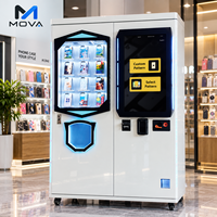 Mesin Penjual Otomatis Casing Ponsel Mova dengan Pola Kustom, Kios Ritel, Solusi Pemasok Aksesoris