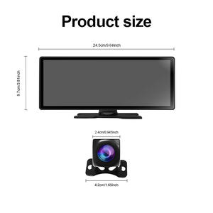 Pantalla táctil Carplay-Cámara de salpicadero de 9,3 pulgadas Soporte inalámbrico CarPlay <span class=keywords><strong>Android</strong></span> <span class=keywords><strong>Auto</strong></span> con 2CH 1080p DVR - Product Image 2