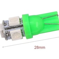 TCYATO T10 2835 3030 5SMD 12V 2W Bombilla LED para Matrícula y Direccional, Decodificación No Polarizada, Ancho Pequeño, Nueva, Canbus, 1 Año de Garantía