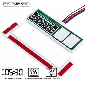 מראה אמבטיה עם מסך מגע, חיישן מגע כפול, מתג 12V 50W, תצוגת זמן וטמפרטורה, מתג חיישן מגע למראה - Product Image 1