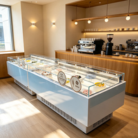 Réfrigérateur de table OEM/ODM à froid ventilé R290 pour pâtisseries, chocolats et desserts, idéal pour les boulangeries commerciales