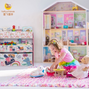 رف تخزين وتنظيم ألعاب الأطفال من توفي آند فريندز بتصميم سوبر جيرل معتمد من BSCI - Product Image 3