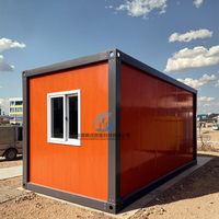 Petite Maison modulaire de style moderne de luxe entièrement personnalisée en bois et en verre Maison préfabriquée en conteneur