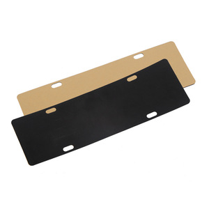 Coussin amortisseur de plaque d'immatriculation en mousse EVA noir 440x140x1.5mm pour plaque bleue et véhicule à énergie nouvelle - Product Image 2