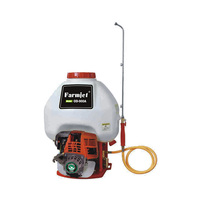 Farmjet Semprotan Pertanian, Peralatan Mesin Semprot Pertanian Tekanan Tinggi 25L / 30L 2 Tak/4 Tak Bertenaga Bensin