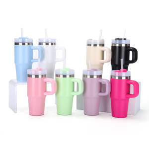 Tasse Isotherme <span class=keywords><strong>Enfant</strong></span> Personnalisable avec Logo, en Acier Inoxydable Double Paroi, 14 oz, à Sublimation, avec Poignée - Product Image 1