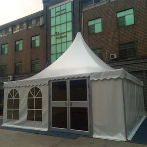 屋外のパーティーやイベントの結婚式のテントのためのホット販売透明ガラス多角形テントカスタマイズされたマーキーテント