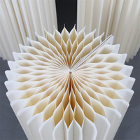 Luxueux mariage Origami Table décor allée pilier support avec papier plié colonne romaine pour les fêtes d'anniversaire à la maison modèle nouveau