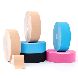 Rouleau de ruban de kinésiologie personnalisable de 35 m, ruban <span class=keywords><strong>K</strong></span> non coupé pour le soutien du <span class=keywords><strong>genou</strong></span> et le soulagement de la douleur musculaire, vente en gros en vrac pour les professionnels de la santé - Product Image 1