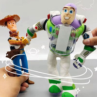 Toy Story lampu besar PVC tahun koleksi dekorasi atap mobil Model kayu untuk dewasa