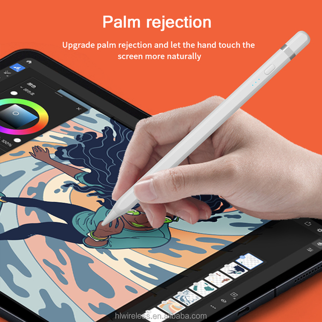 Tablet Stylus Pens for AppleiPad Air 4 5 Pro with Palm Rejection Tilt Sensitivity Aluminum Active Touch Screen HL-G1W