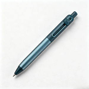 Uniball ZENTO Flow Series <b>Retractable</b> Ballpoint <b>Pen</b> 0.38/0.5mm Tip Black Ink School Office Use Multiple Sizes Matte Metal Colors - Product Image 5