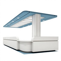 Panneau électrolytique pour bureau de réception d'hôpital, poste infirmier, bureau de direction médicale, style moderne et minimaliste, en métal, fabricant
