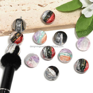 Trous colorés en vrac 16mm 20mm résine acrylique <span class=keywords><strong>perles</strong></span> de toile brillantes pour collier épais stylo à <span class=keywords><strong>perles</strong></span> porte-clés fabrication de bijoux - Product Image 1