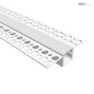 Haute qualité pour les bandes d'éclairage à LED Profil <span class=keywords><strong>Alu</strong></span> extrudé encastré Cloison sèche Extrus Plâtre de canal à LED dans le profil LED en aluminium - Product Image 5