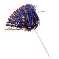 Vente en gros de 500 banderoles en plastique pompons pompons de pom-pom girl shakers bicolores