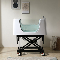 Baignoire de massage Pet Series Baignoire en acrylique transparente amovible et réglable
