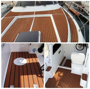 Foglio di Rivestimento Autoadesivo Personalizzato in Finto Teak Eva da 3M 6MM di Alta Qualità <span class=keywords><strong>per</strong></span> Pavimentazione Esterna di Imbarcazioni Marine - Product Image 6