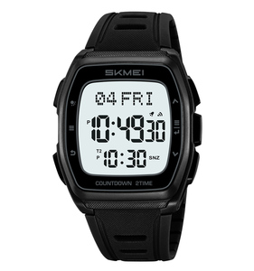 2441 Nuevo Reloj Deportivo Cuadrado de Lujo al por Mayor de Alta Calidad, Reloj de Pulsera para Hombre Skmei con Formato de Hora 12/24 - Product Image 4