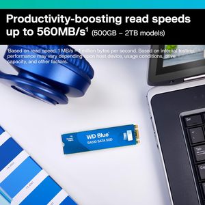 ブルーSA510 M.<span class=keywords><strong>2</strong></span>用SATA内蔵SSD 500 GB新品で最大560メガバイト/秒 - Product Image 3