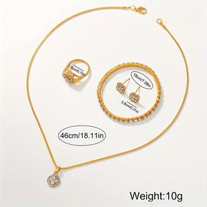 Orologio da <span class=keywords><strong>Donna</strong></span>, <span class=keywords><strong>Regalo</strong></span> di <span class=keywords><strong>San</strong></span> <span class=keywords><strong>Valentino</strong></span>, <span class=keywords><strong>Regalo</strong></span> di Compleanno per Fidanzata, Set <span class=keywords><strong>Regalo</strong></span> Aziendale con Collana e Bracciale alla Moda, Personalizzabile - Product Image 3