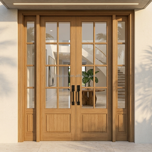 <span class=keywords><strong>Porte</strong></span> <span class=keywords><strong>d</strong></span>'<span class=keywords><strong>entrée</strong></span> de luxe personnalisée en <span class=keywords><strong>bois</strong></span> massif pour villa résidentielle, <span class=keywords><strong>porte</strong></span> extérieure double <span class=keywords><strong>avec</strong></span> fenêtre latérale pour maison - Product Image 2