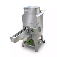 Machine de batteuse d'épluchage de maïs frais doux d'acier inoxydable/puissance de décortiqueur de maïs 2kw mini décortiqueur et batteuse de maïs