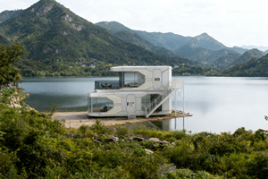 Đường phố thương mại danh lam thắng cảnh Micro khách sạn tùy chỉnh prefab Pod <span class=keywords><strong>House</strong></span> không gian hai tầng Apple viên nang Mạng Màu Đỏ chỗ ở khách - Product Image 3