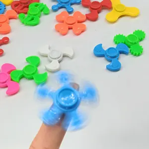 Fidget Spinne đồ chơi mới lạ ngón tay nhỏ bằng nhựa Con quay nhỏ đồ chơi giáo dục bán buôn cho trẻ em